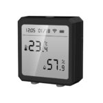 Sensor Wifi De Temperatura Y Humedad Negro Tuya Smart/alexa
