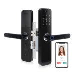 Cerradura Wifi Inteligente con Cámara HR07-Pro Con Lector De Huella Digital RFID