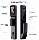 Cerradura Inteligente Digital Wifi D11-3d- R. Facial/cámara - Imagen 2