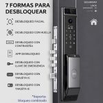 Cerradura Inteligente Digital Wifi X10-Max. Facial/app/cámara - Imagen 2