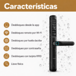 Cerradura Premium Inteligente Digital Wifi K9 Impermeable - Imagen 4