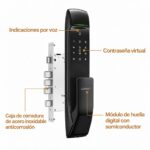 Cerradura Premium Inteligente Digital Wifi C2 Automática - Imagen 2